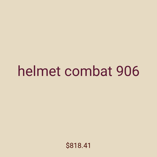 helmet combat 906