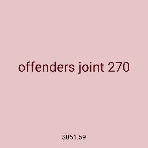 offenders joint 270