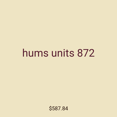 hums units 872