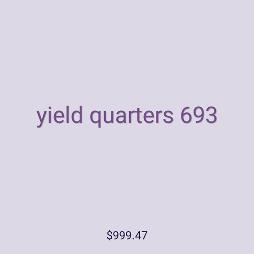 yield quarters 693