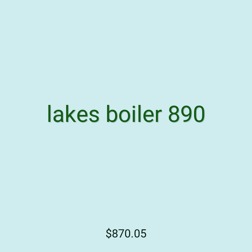 lakes boiler 890