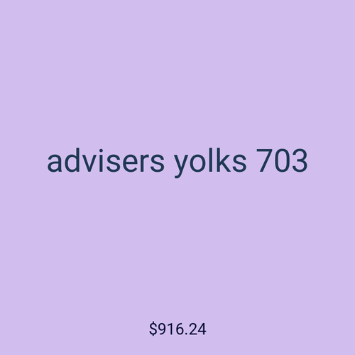 advisers yolks 703