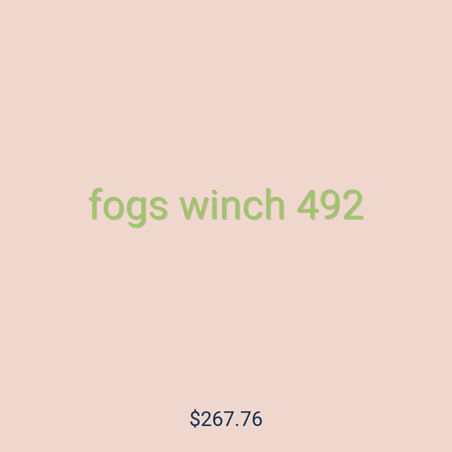 fogs winch 492