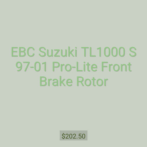 EBC Suzuki TL1000 S 97-01 Pro-Lite Front Brake Rotor