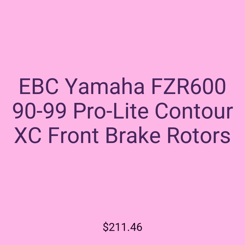 EBC Yamaha FZR600 90-99 Pro-Lite Contour XC Front Brake Rotors