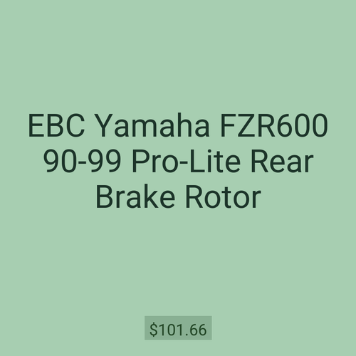 EBC Yamaha FZR600 90-99 Pro-Lite Rear Brake Rotor