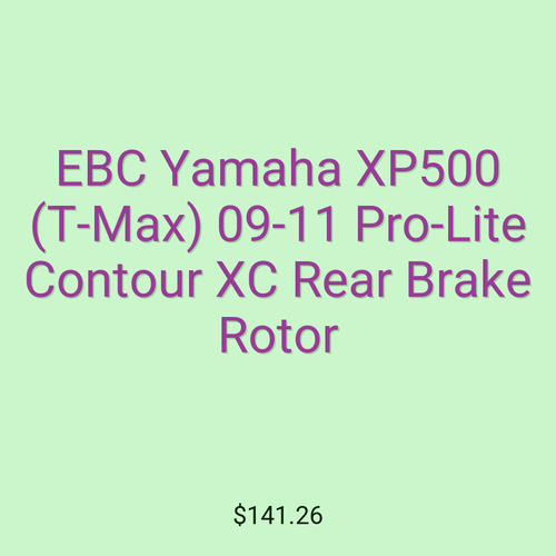 EBC Yamaha XP500 (T-Max) 09-11 Pro-Lite Contour XC Rear Brake Rotor