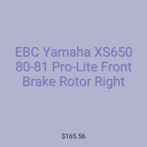 EBC Yamaha XS650 80-81 Pro-Lite Front Brake Rotor Right