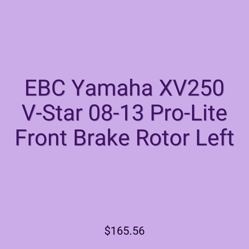 EBC Yamaha XV250 V-Star 08-13 Pro-Lite Front Brake Rotor Left