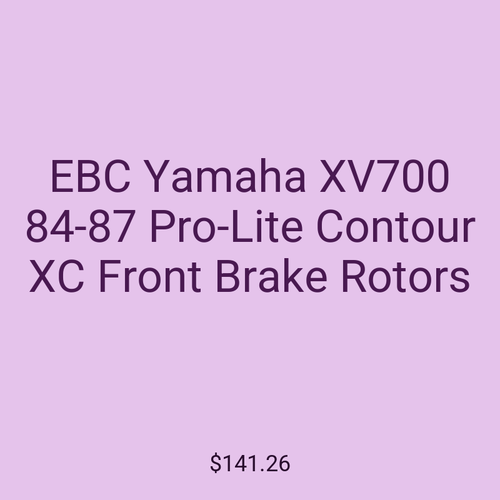 EBC Yamaha XV700 84-87 Pro-Lite Contour XC Front Brake Rotors