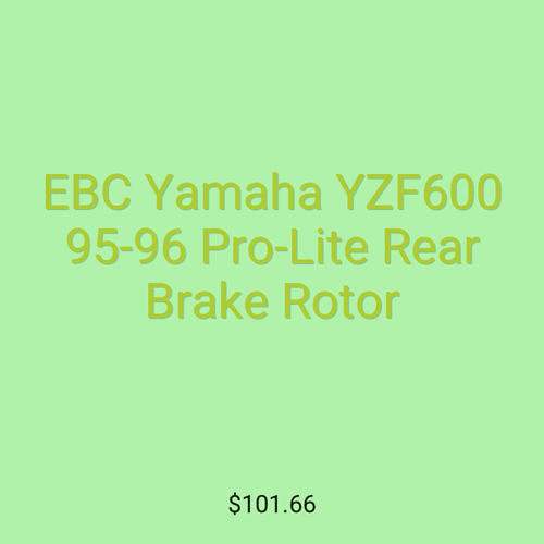 EBC Yamaha YZF600 95-96 Pro-Lite Rear Brake Rotor