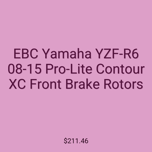 EBC Yamaha YZF-R6 08-15 Pro-Lite Contour XC Front Brake Rotors