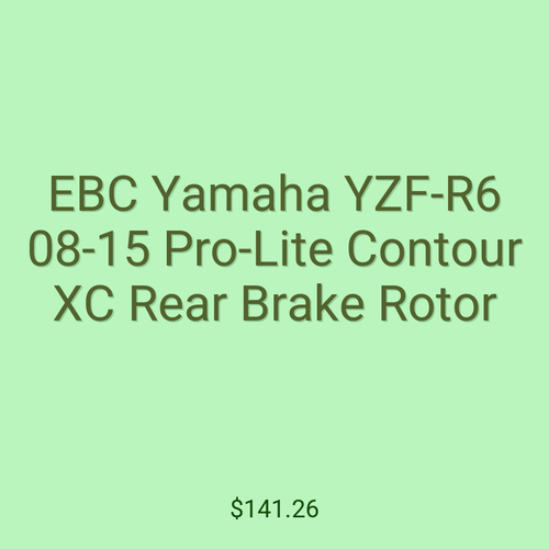 EBC Yamaha YZF-R6 08-15 Pro-Lite Contour XC Rear Brake Rotor