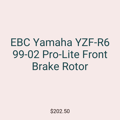 EBC Yamaha YZF-R6 99-02 Pro-Lite Front Brake Rotor