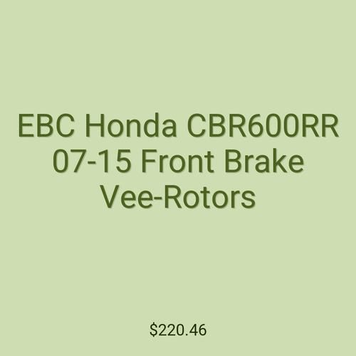 EBC Honda CBR600RR 07-15 Front Brake Vee-Rotors