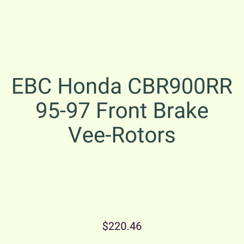 EBC Honda CBR900RR 95-97 Front Brake Vee-Rotors