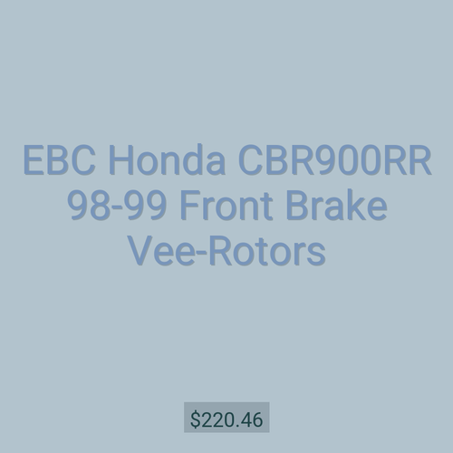 EBC Honda CBR900RR 98-99 Front Brake Vee-Rotors