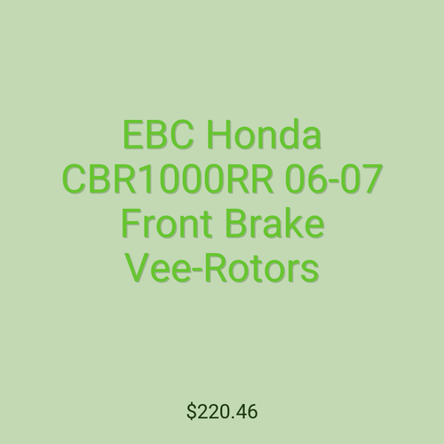 EBC Honda CBR1000RR 06-07 Front Brake Vee-Rotors