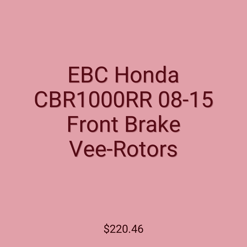 EBC Honda CBR1000RR 08-15 Front Brake Vee-Rotors