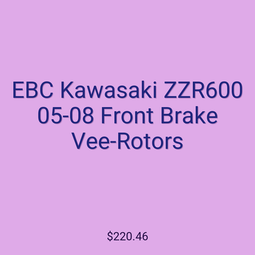 EBC Kawasaki ZZR600 05-08 Front Brake Vee-Rotors