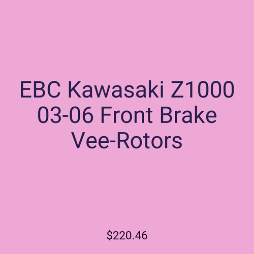EBC Kawasaki Z1000 03-06 Front Brake Vee-Rotors