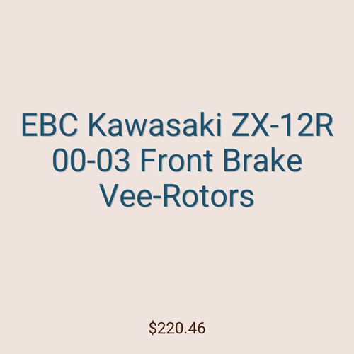 EBC Kawasaki ZX-12R 00-03 Front Brake Vee-Rotors