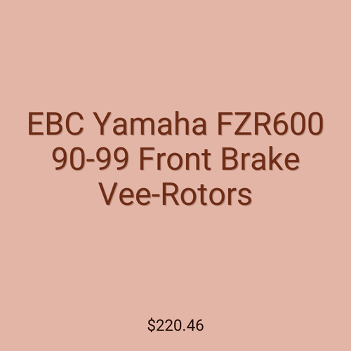 EBC Yamaha FZR600 90-99 Front Brake Vee-Rotors