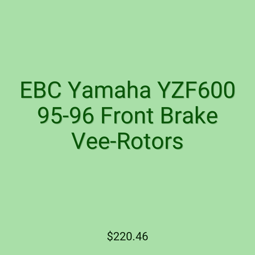 EBC Yamaha YZF600 95-96 Front Brake Vee-Rotors