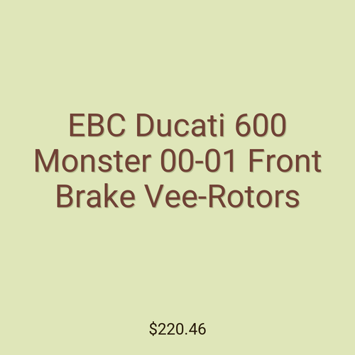 EBC Ducati 600 Monster 00-01 Front Brake Vee-Rotors