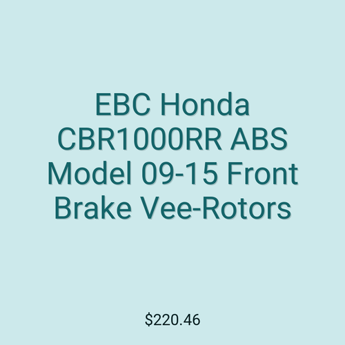 EBC Honda CBR1000RR ABS Model 09-15 Front Brake Vee-Rotors