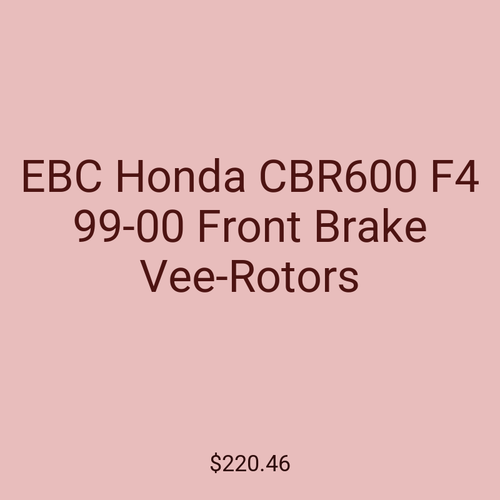 EBC Honda CBR600 F4 99-00 Front Brake Vee-Rotors