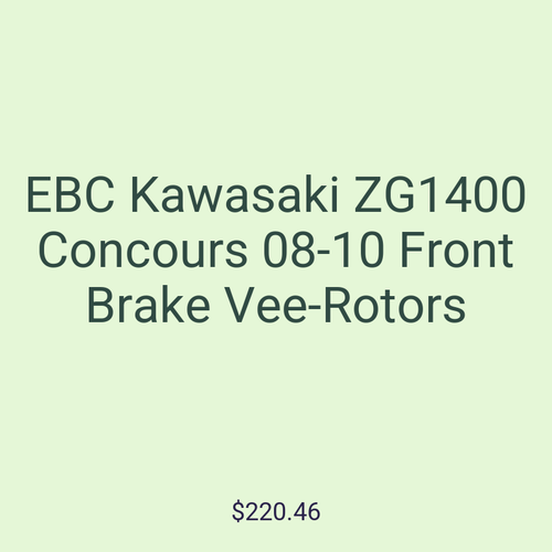 EBC Kawasaki ZG1400 Concours 08-10 Front Brake Vee-Rotors