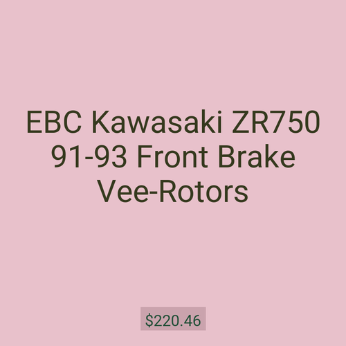 EBC Kawasaki ZR750 91-93 Front Brake Vee-Rotors