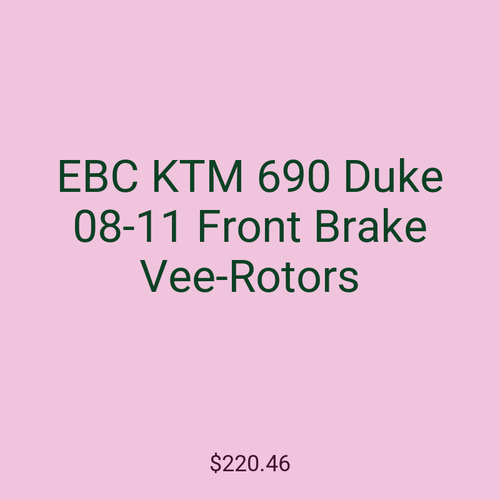 EBC KTM 690 Duke 08-11 Front Brake Vee-Rotors