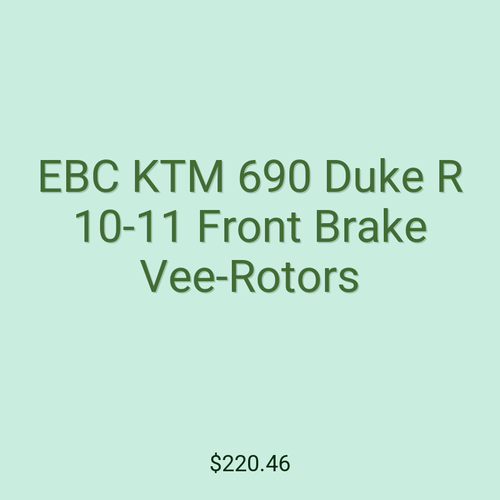 EBC KTM 690 Duke R 10-11 Front Brake Vee-Rotors
