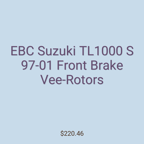 EBC Suzuki TL1000 S 97-01 Front Brake Vee-Rotors