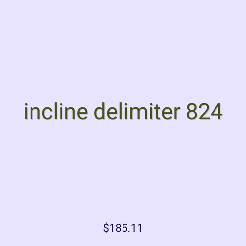 incline delimiter 824