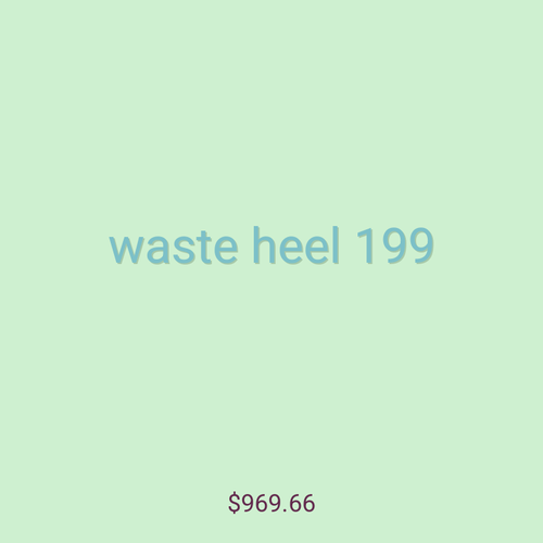 waste heel 199