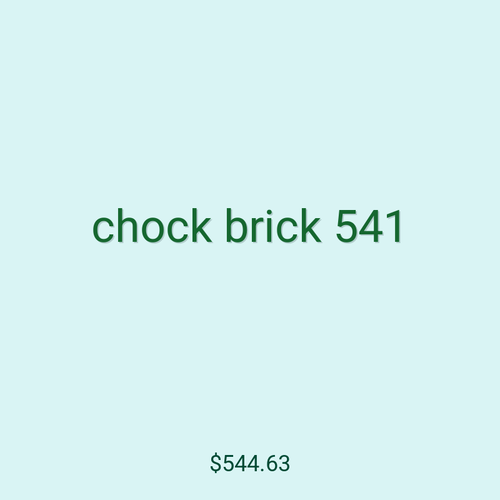 chock brick 541