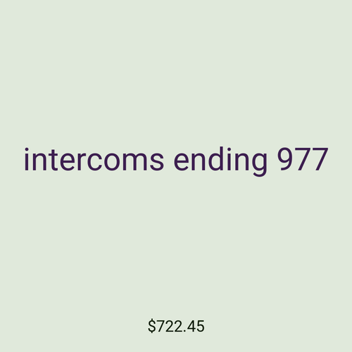 intercoms ending 977