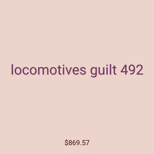 locomotives guilt 492