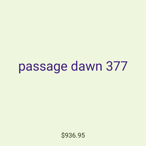 passage dawn 377