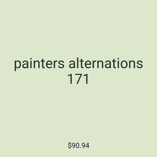 painters alternations 171