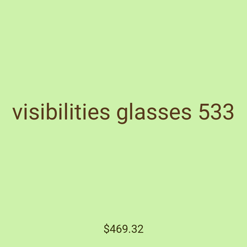 visibilities glasses 533