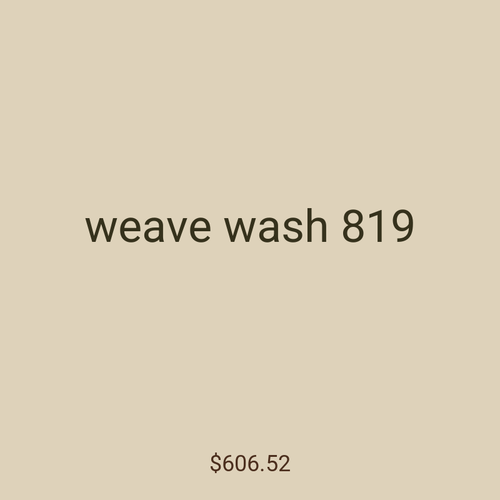 weave wash 819