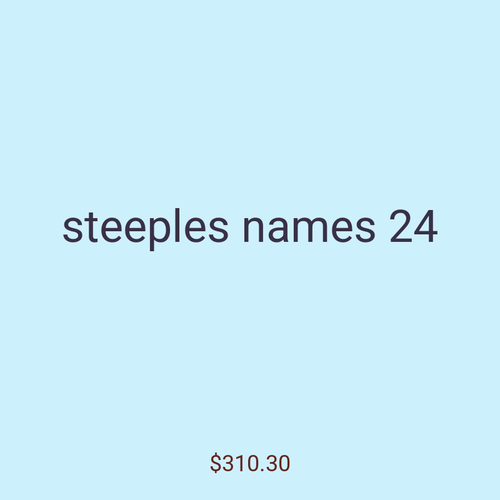 steeples names 24