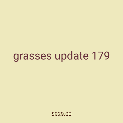grasses update 179
