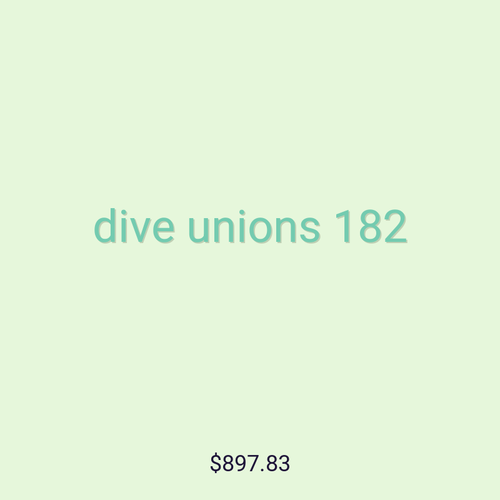 dive unions 182