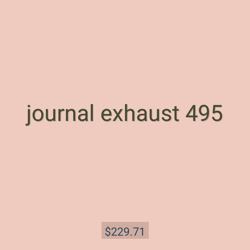journal exhaust 495