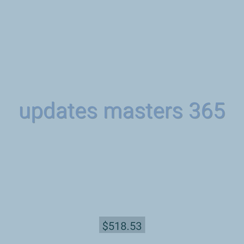 updates masters 365